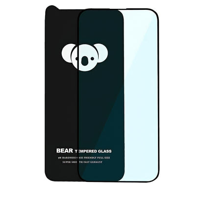 Протектор за екран Bear HD за Samsung Galaxy A17 4G / A17 5G / A16 5G A166 / A16 4G A165, закалено стъкло, пълно залепване, черен