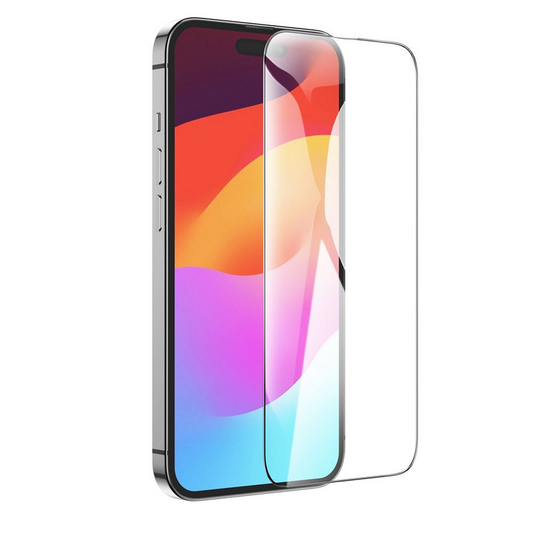Защитно фолио за екран HOCO G14 за Apple iPhone 17 Air, Закалено стъкло, Пълно лепило, Комплект 10 броя, 5D, Черно