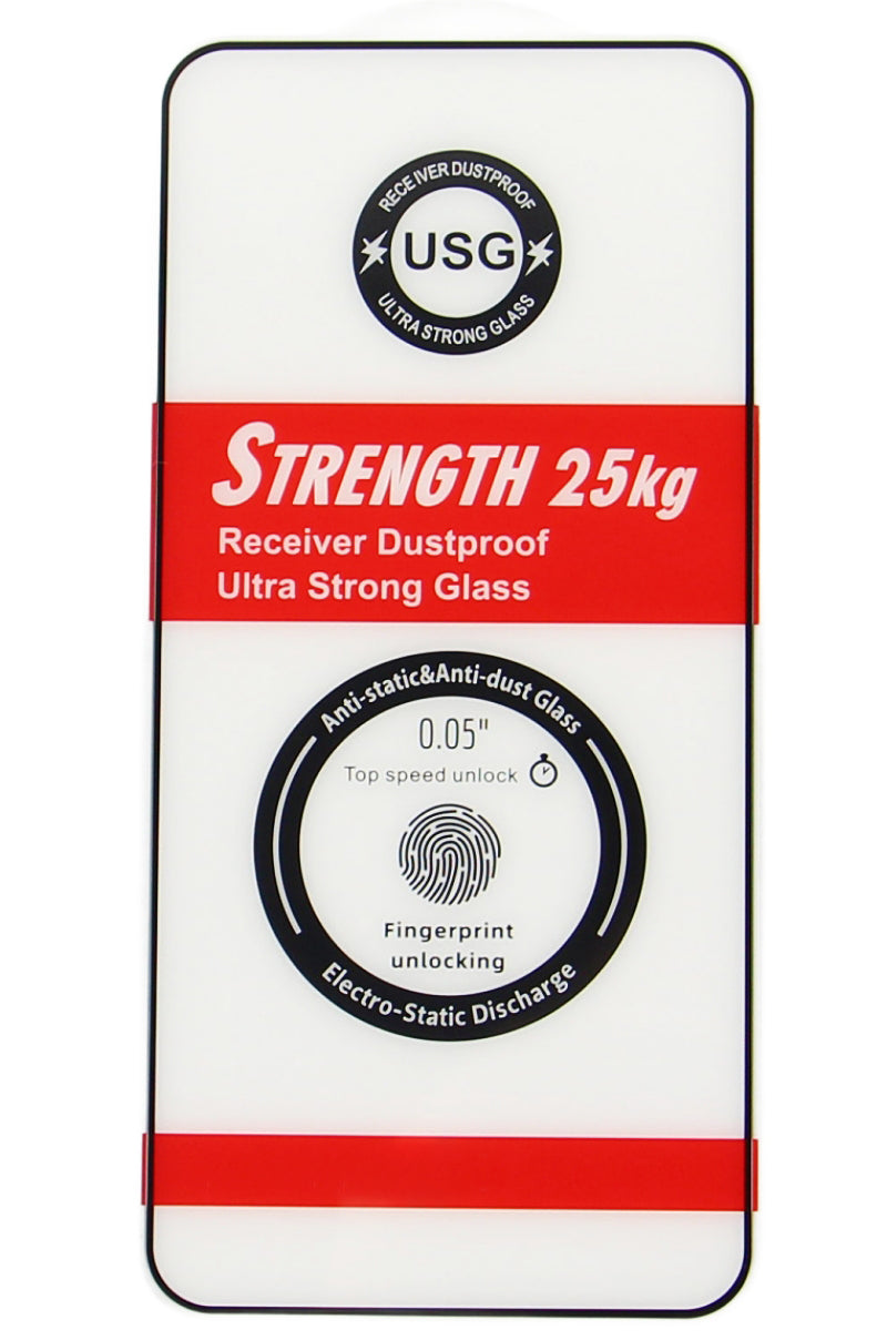Протектор за екран OEM Ultra Strong 25KG за Samsung Galaxy S26 S942, закалено стъкло, пълно залепване, 2.5D, черен
