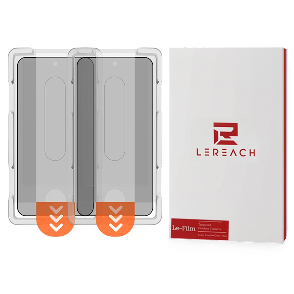Протектор за екран Privacy Lereach за Xiaomi 17T Pro, закалено стъкло, пълно залепване, комплект от 2 броя
