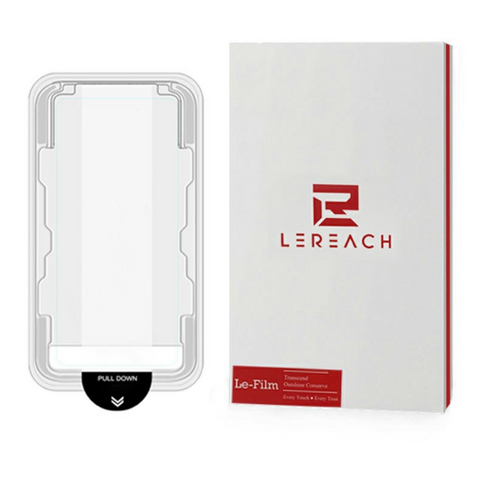 Протектор за екран Lereach за Xiaomi Redmi Note 15 Pro 5G, закалено стъкло, пълно залепване, черен