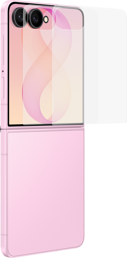 Протектор за външен екран Samsung против отблясъци за Galaxy Z Flip8 F776, пластмасов, комплект от 2 броя EF-UF776CTEGWW