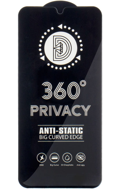 Протектор за екран Privacy OEM 360 за Samsung Galaxy A37 5G, закалено стъкло, пълно залепване