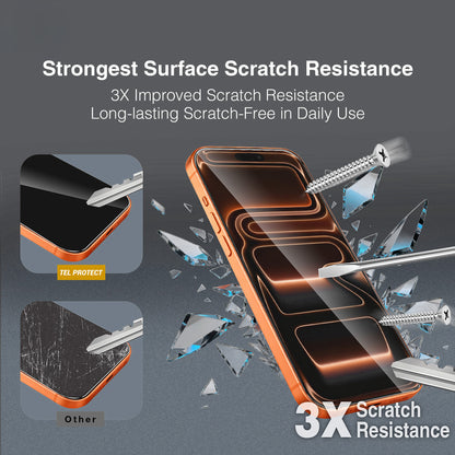 Протектор за екран Tel Protect 10X HD DLC Diamond Coating за Samsung Galaxy S26 Ultra S948, закалено стъкло, Full Glue, черен