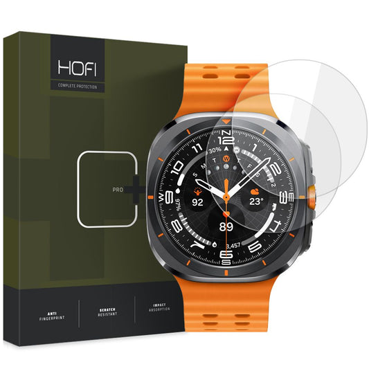 HOFI Glass PRO+ Защитно фолио за Samsung Galaxy Watch Ultra, комплект от 2 части, защитено стъкло