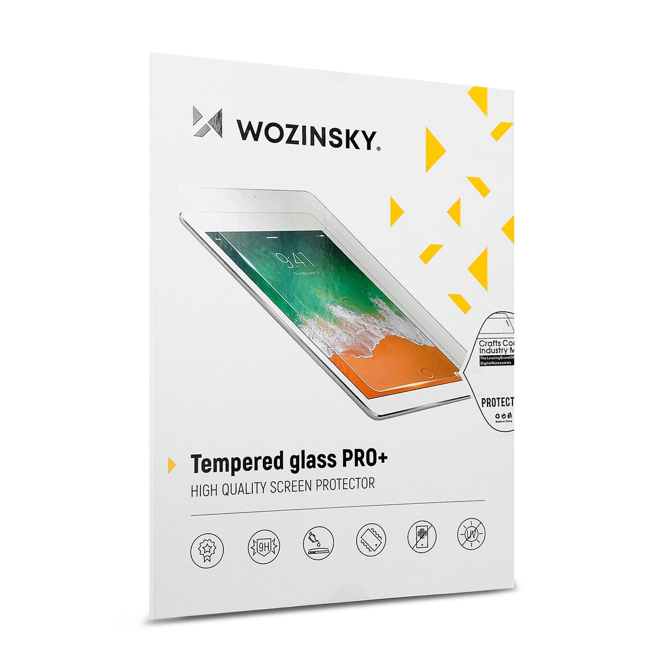 WZK Screen Protector за Apple iPad Pro 11 (2024), със стъклена защита, пълно залепване 