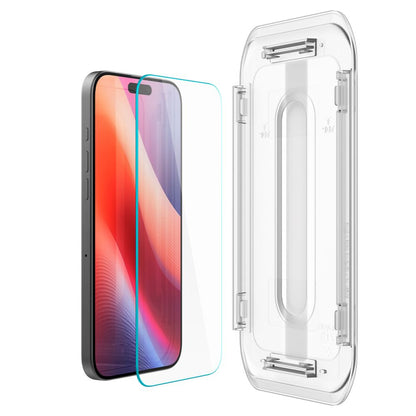 Spigen EZ FIT Защитен екран за Apple iPhone 16 Pro Max, със стъклена защита, пълно залепване AGL07914 