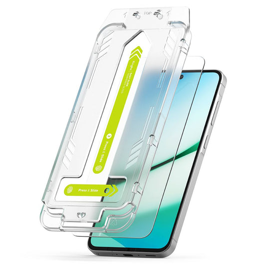 Защитно фолио Ringke Easy Slide за екран на Samsung Galaxy A56 A566, закалено стъкло, пълно залепване, комплект от 2 броя