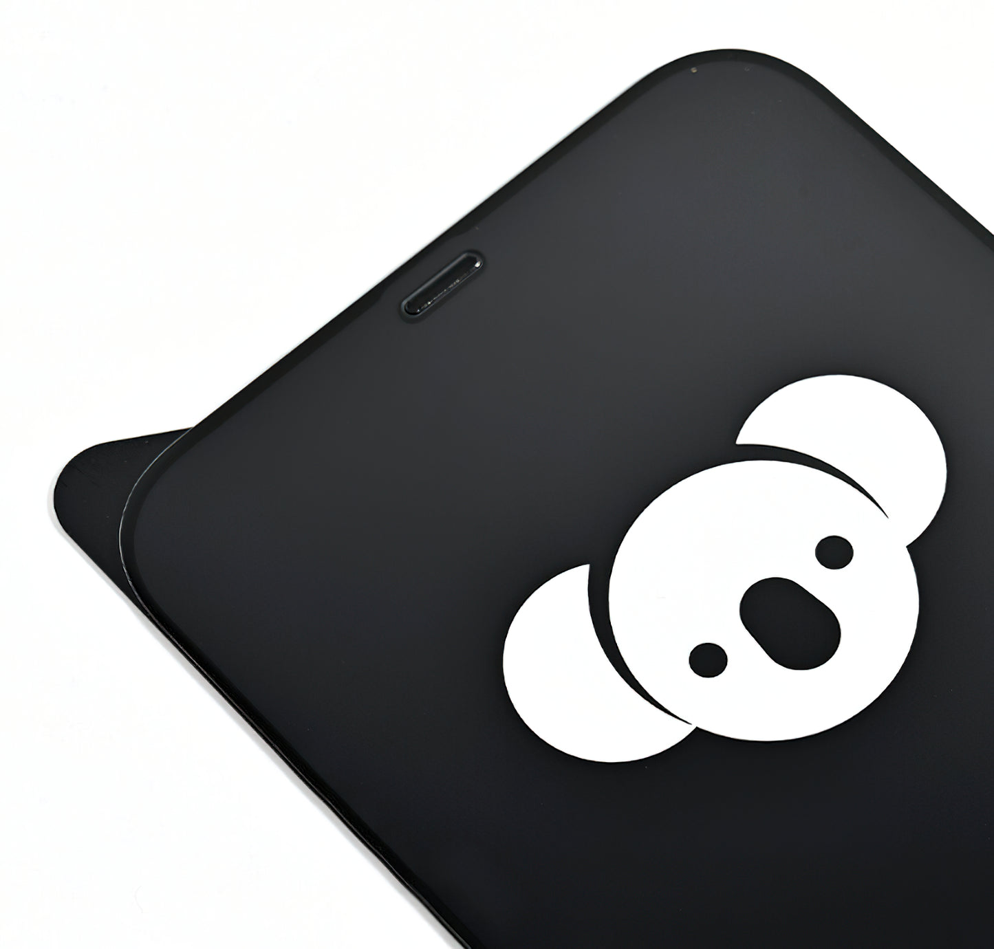 Протектор за екран Bear HD за Apple iPhone 14 Pro Max, закалено стъкло, пълно залепване, черен