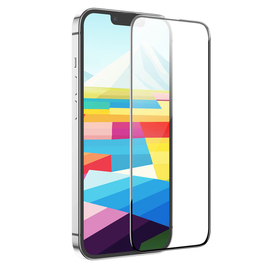 Защитно фолио за екран HOCO G16 за Apple iPhone 15 Plus, закалено стъкло, пълно лепило, 5D, черно