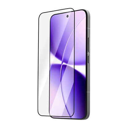 Протектор за екран Lereach за Xiaomi Poco X8 Pro Max, закалено стъкло, пълно залепване, черен