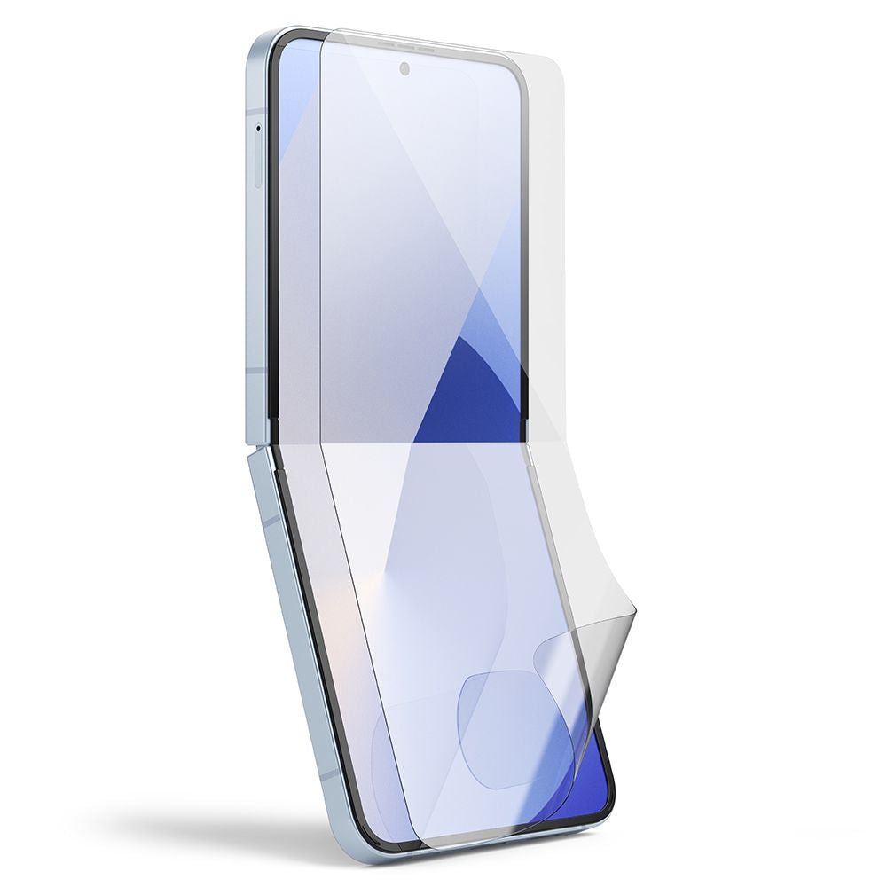 Защитно фолио Ringke Dual Easy за вътрешен екран на Samsung Galaxy Z Flip6 F741, Пластмаса, Комплект 2 броя
