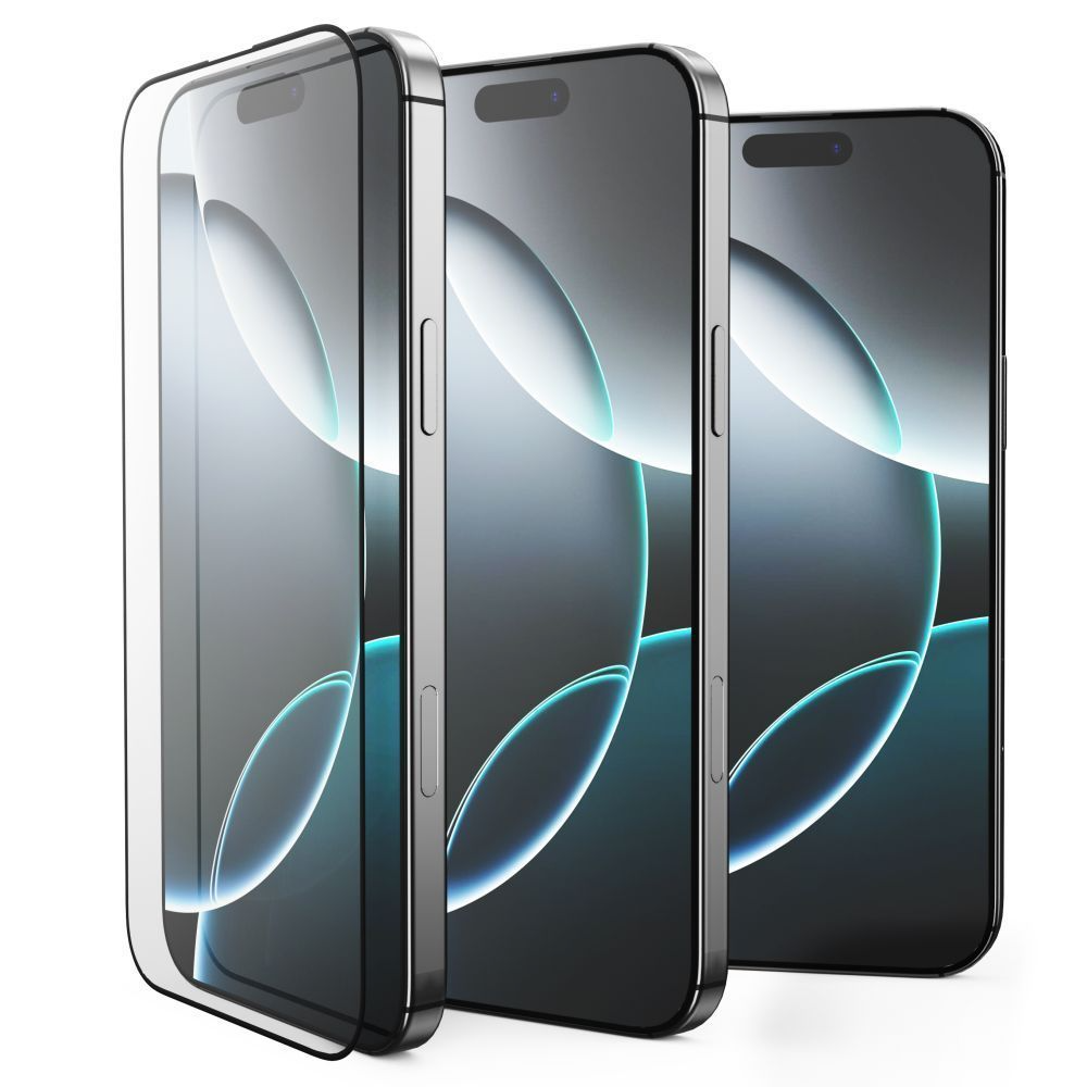 Протектор за екран Tech-Protect FIT+ за Motorola Moto G77 / G67, закалено стъкло, пълно залепване, комплект от 2 броя, 2.5D, черен