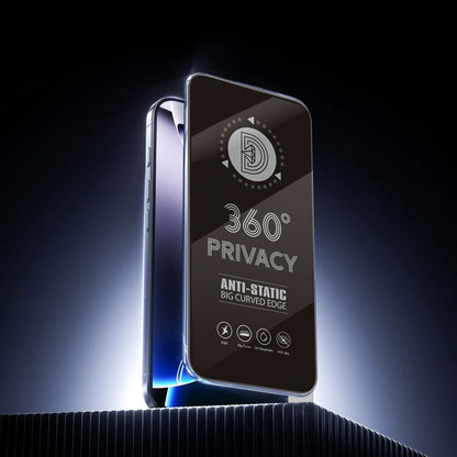 Протектор за екран Privacy OEM 360 за Samsung Galaxy A37 5G, закалено стъкло, пълно залепване