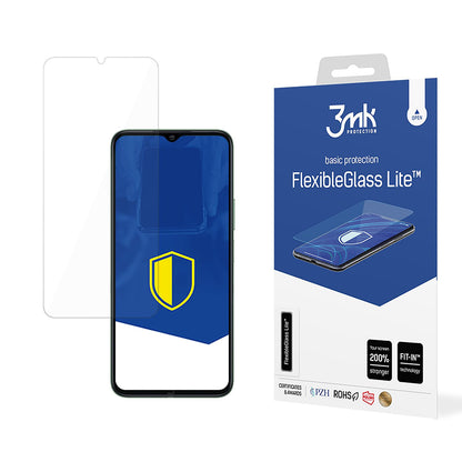 Протектор за екран 3MK FlexibleGlass Lite за Honor X6b, гъвкаво стъкло, пълно залепване