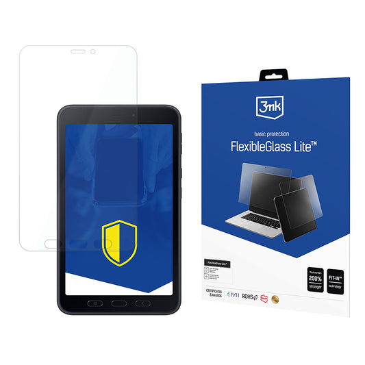 Протектор за екран 3MK FlexibleGlass Lite за Samsung Galaxy Tab Active5, гъвкаво стъкло, пълно залепване