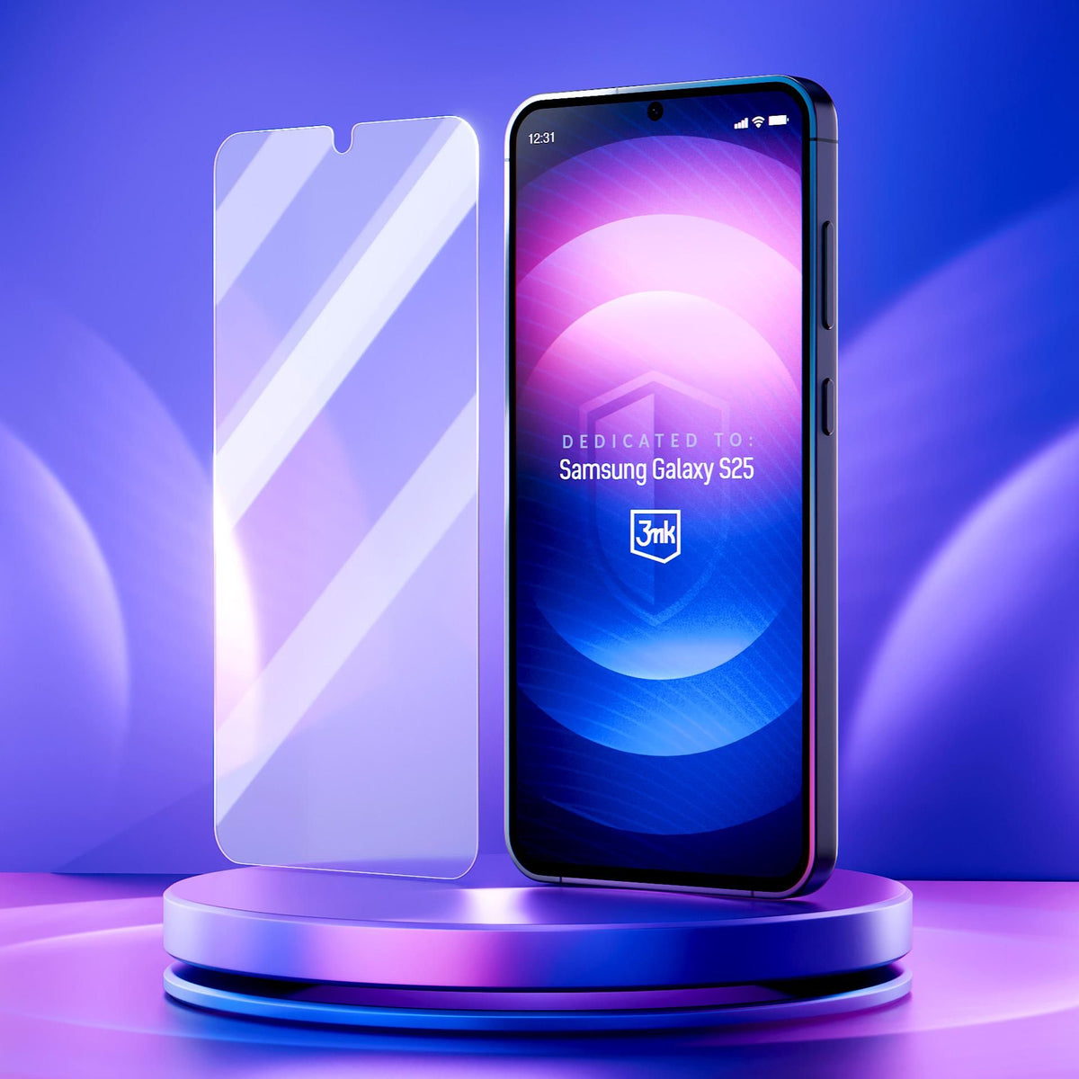 Протектор за екран 3MK FlexibleGlass Max за Samsung Galaxy A52s 5G A528 / A52 5G A526 / A52 A525, гъвкаво стъкло, пълно залепване, черен