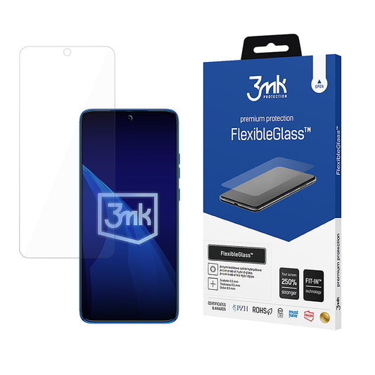 Протектор за екран 3MK FlexibleGlass за Motorola Edge 60 Neo / Edge 50 Neo, гъвкаво стъкло, пълно залепване