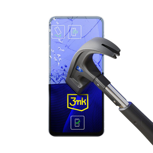Протектор за екран 3MK FlexibleGlass за Samsung Galaxy S23 S911, гъвкаво стъкло, пълно залепване