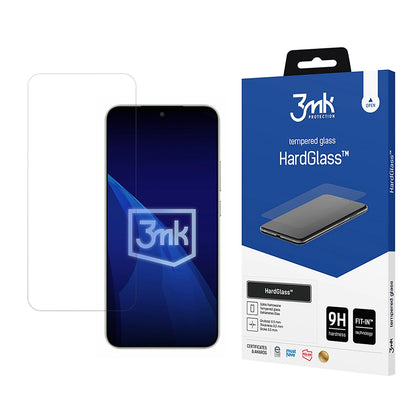 Защитно фолио 3MK HardGlass за Honor Magic8 Lite, закалено стъкло, Full Glue