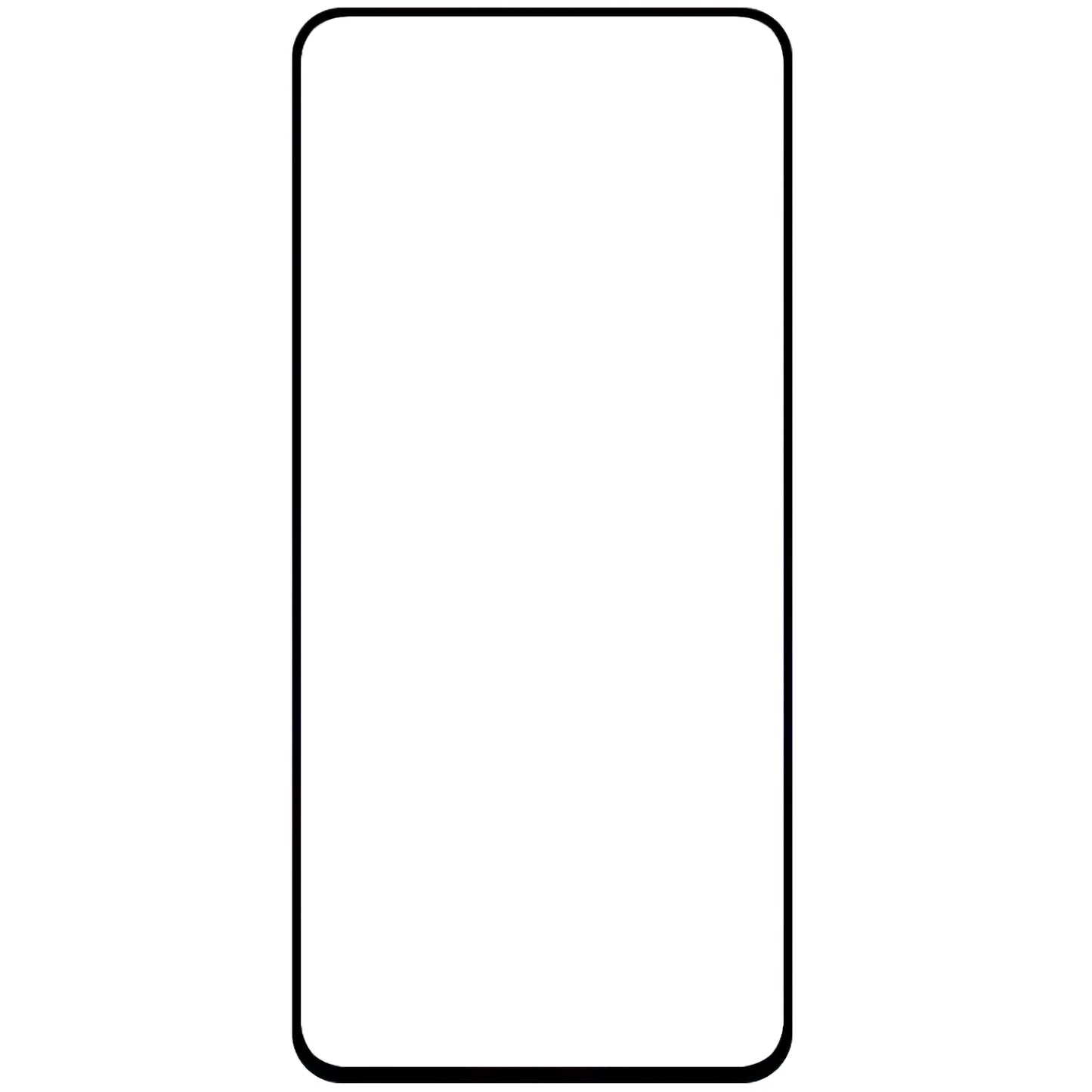 Защитно фолио Blue Shield за екран на Samsung Galaxy A55 5G A556, закалено стъкло, пълно лепило, съвместимо с калъф, черно