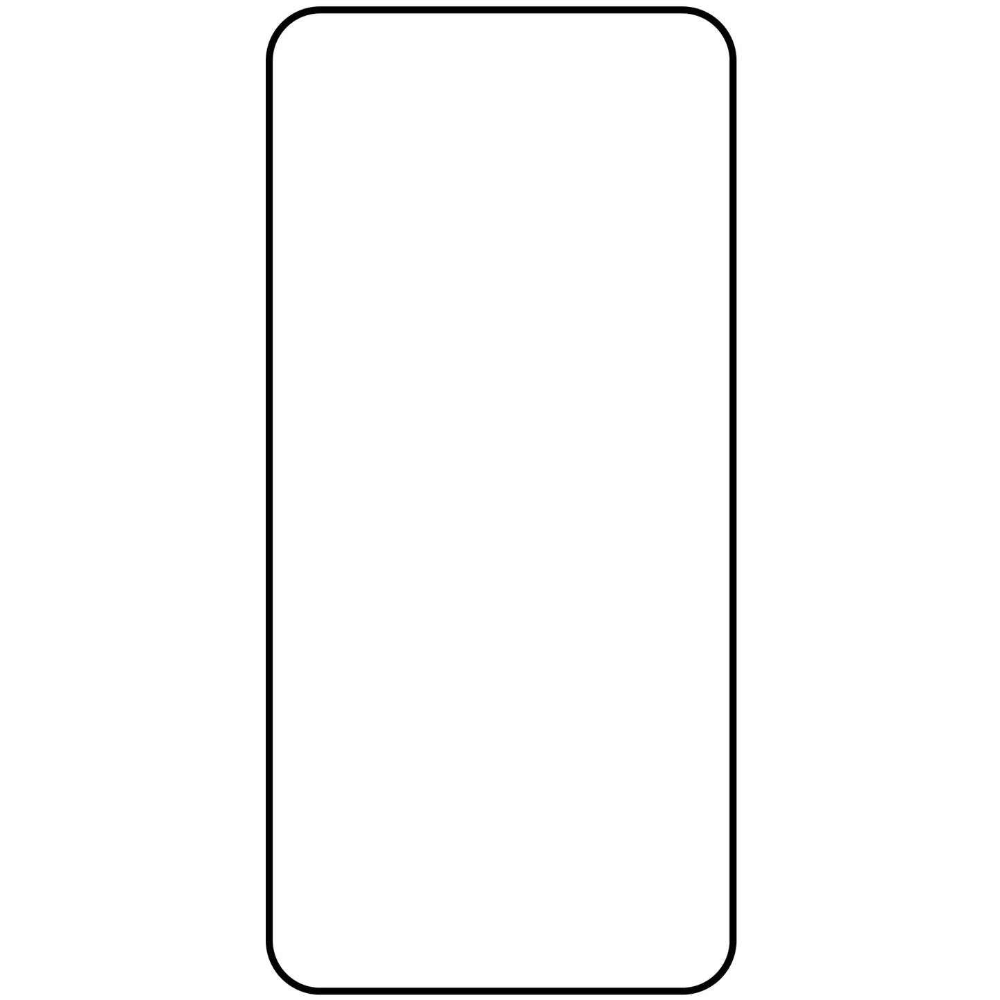 Защитно фолио Blue Shield за екран на Motorola Edge 50 Neo, закалено стъкло, пълно лепене, съвместимо с калъф, черно
