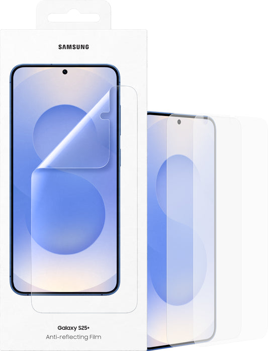 Anti-reflecting Screen Protector for Samsung Galaxy S25+ S936, Plastic, Set of 2 pieces EF-US936CTEGWW