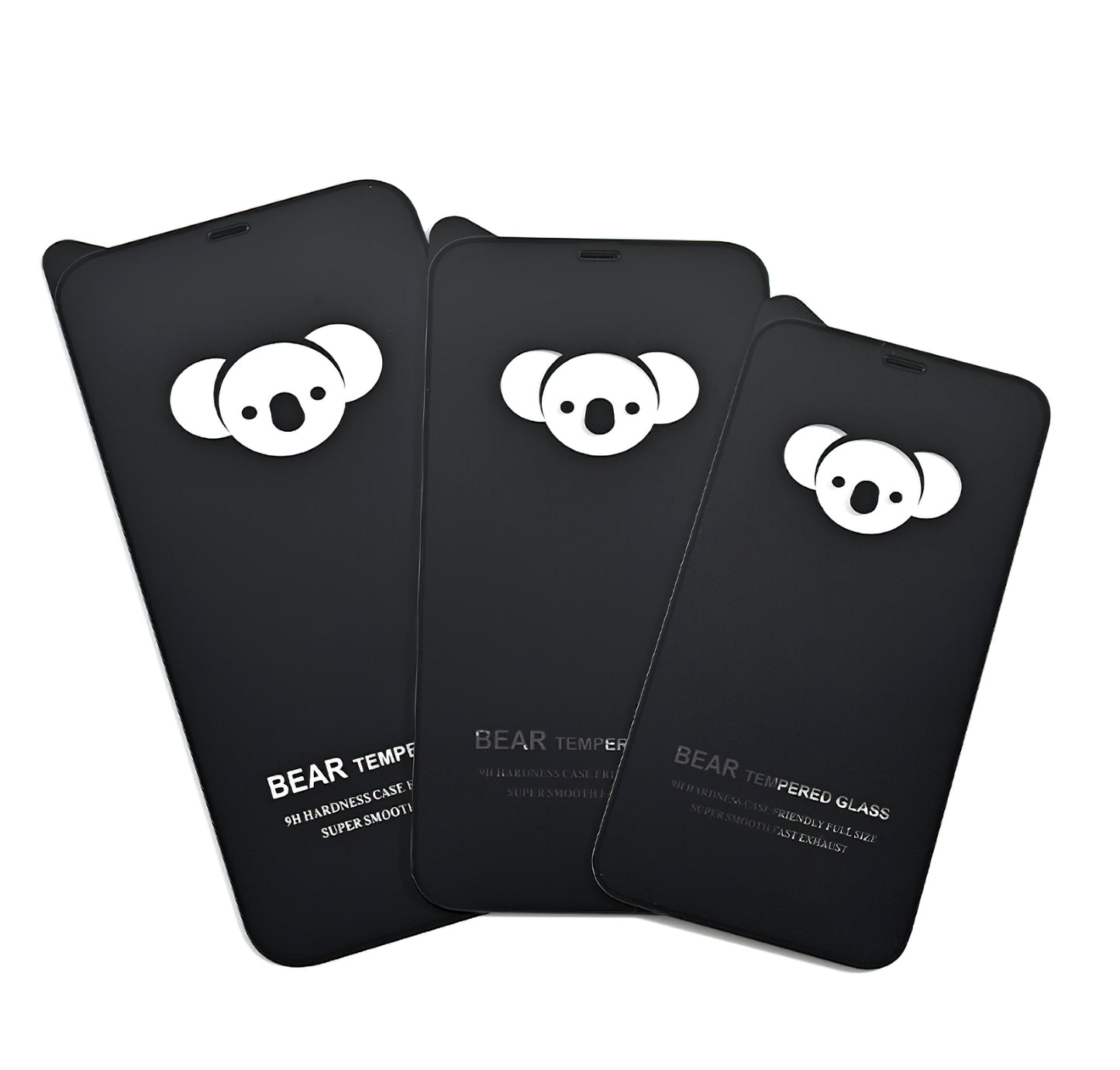 Протектор за екран Bear HD за Samsung Galaxy A17 4G / A17 5G / A16 5G A166 / A16 4G A165, закалено стъкло, пълно залепване, черен