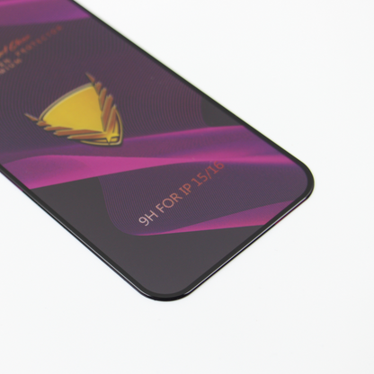 Протектор за екран OG Premium за Apple iPhone 12 Pro Max, закалено стъкло, пълно залепване, комплект от 10 броя, черен