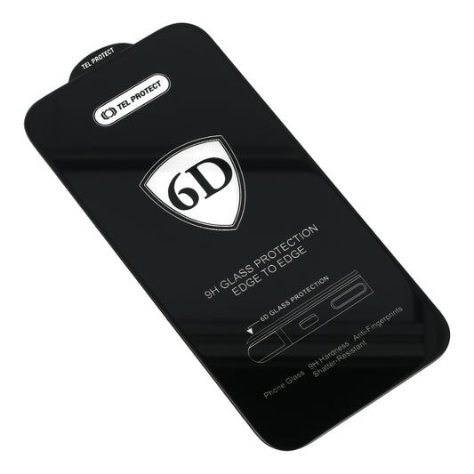 OEM защитно фолио за екран за Samsung Galaxy S26 S942, закалено стъкло, пълно залепване, 6D, черно