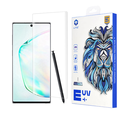 Протектор за екран Lito за Samsung Galaxy Note 10+ 5G N976 / Note 10+ N975, закалено стъкло, UV лепило, 3D