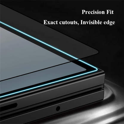 Протектор за външен екран Lereach за Samsung Galaxy Z Fold8 Ultra F976 / Z Fold7 F966, закалено стъкло, пълно залепване, черен