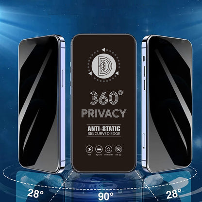 Протектор за екран Privacy OEM 360 за Samsung Galaxy A37 5G, закалено стъкло, пълно залепване