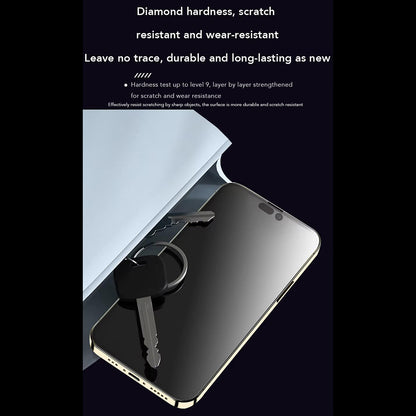 Протектор за екран Anank 1X Reinforced Anti-Fingerprint за Apple iPhone 16 Pro Max, закалено стъкло, пълно залепване, 2.5D, черен