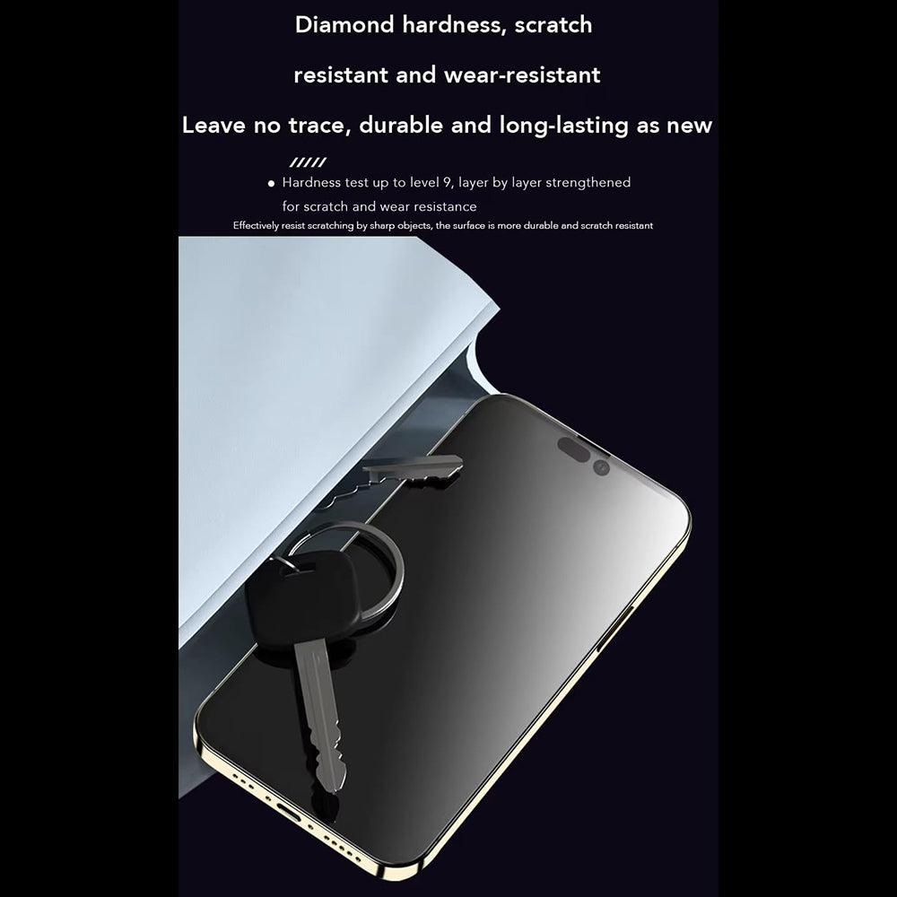 Протектор за екран Anank 1X Reinforced Anti-Fingerprint за Apple iPhone 16, закалено стъкло, пълно залепване, 2.5D, черен