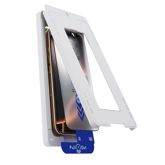 Протектор за екран Anank 2X Reinforced за Apple iPhone 16 Pro Max, закалено стъкло, пълно залепване, 2.5D, черен