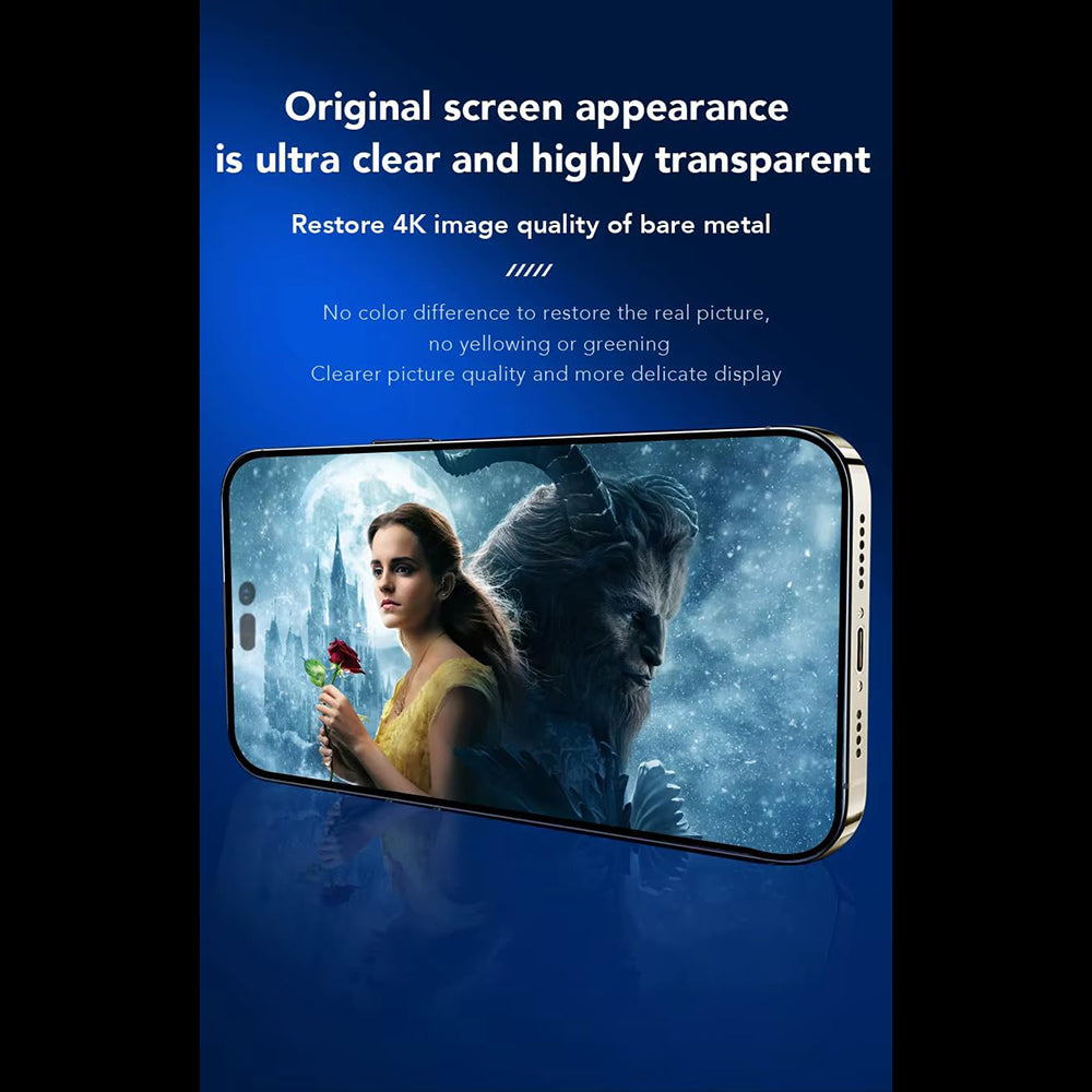 Протектор за екран Anank 3X Reinforced за Apple iPhone 16, закалено стъкло, пълно залепване, 2.5D, черен