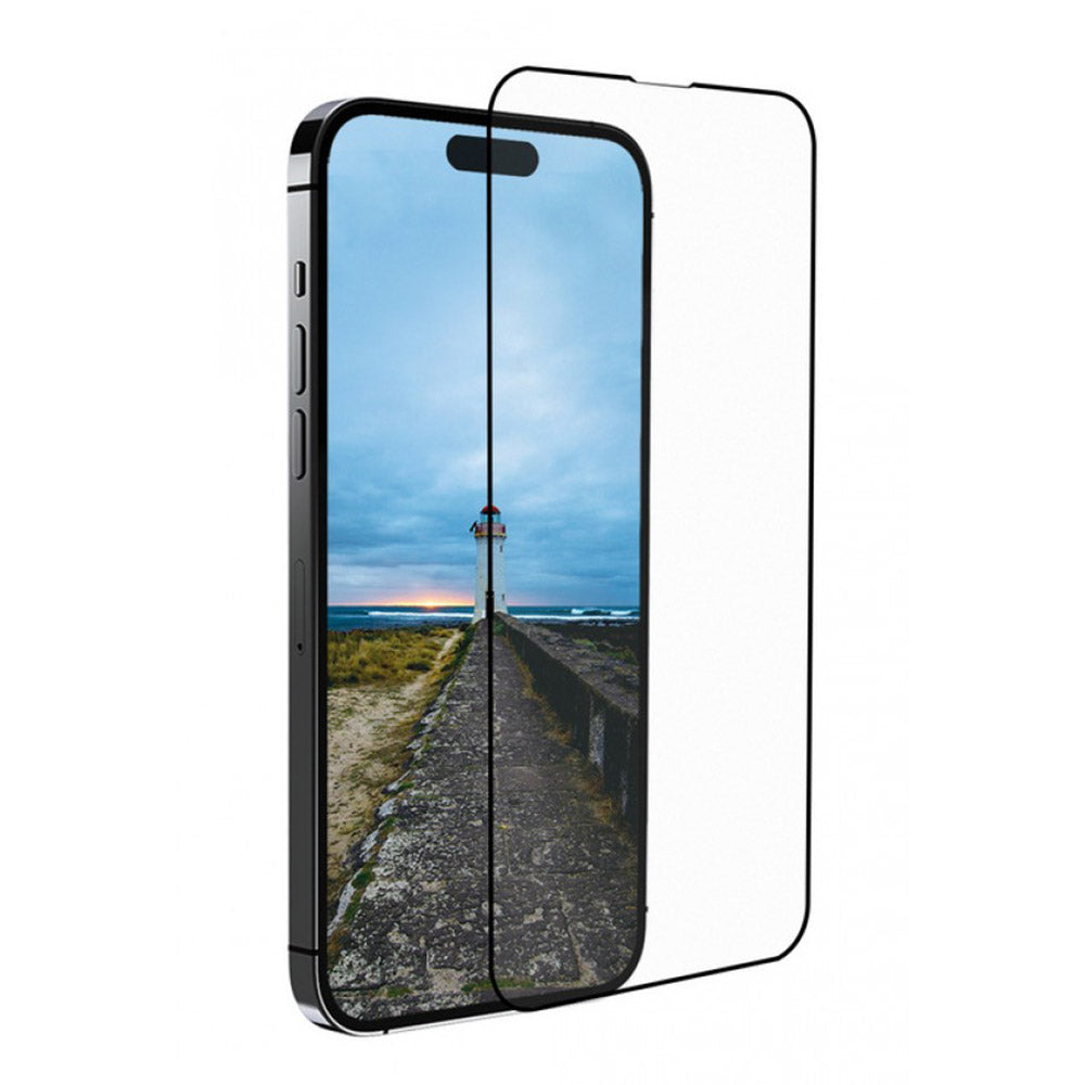 Защитно фолио Anank 5X Reinforced Anti Crack за Apple iPhone 17 Pro, закалено стъкло, Full Glue, 3D, черно