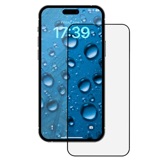 Протектор за екран Anank 5X Reinforced CG за Apple iPhone 16 Pro Max, закалено стъкло, пълно залепване, 2.5D, черен