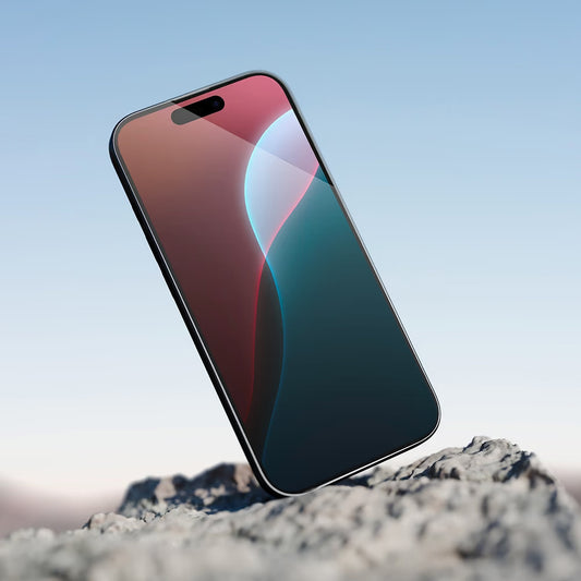 Защитно фолио Anank 5X Reinforced Invisible за Apple iPhone 17 Pro Max, закалено стъкло, Full Glue, 3D, черно