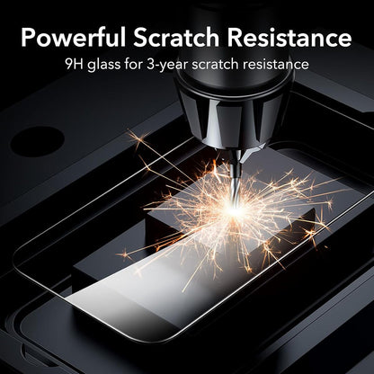Anank Screen Protector for Apple iPhone 15 Pro, Tempered Glass, Full Glue, 3D, Set of 10 pieces
