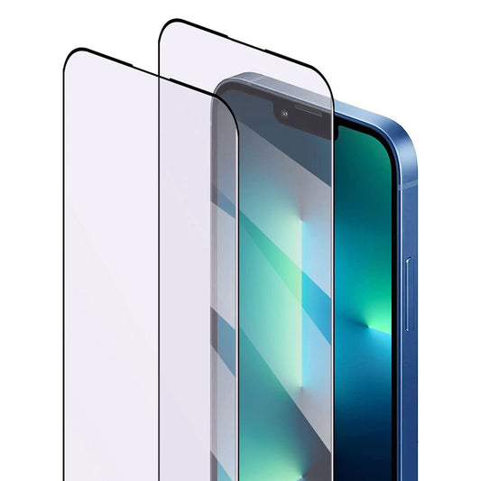 Защитно фолио за екран Anti Blue Light Anank 5X Reinforced за Apple iPhone 17 Pro Max, закалено стъкло, Full Glue, 2.5D, черно.