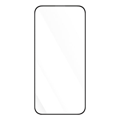 Blueo Anti-Reflective HD Screen Protector for Apple iPhone 16 / 15, Tempered Glass, Full Glue, Black