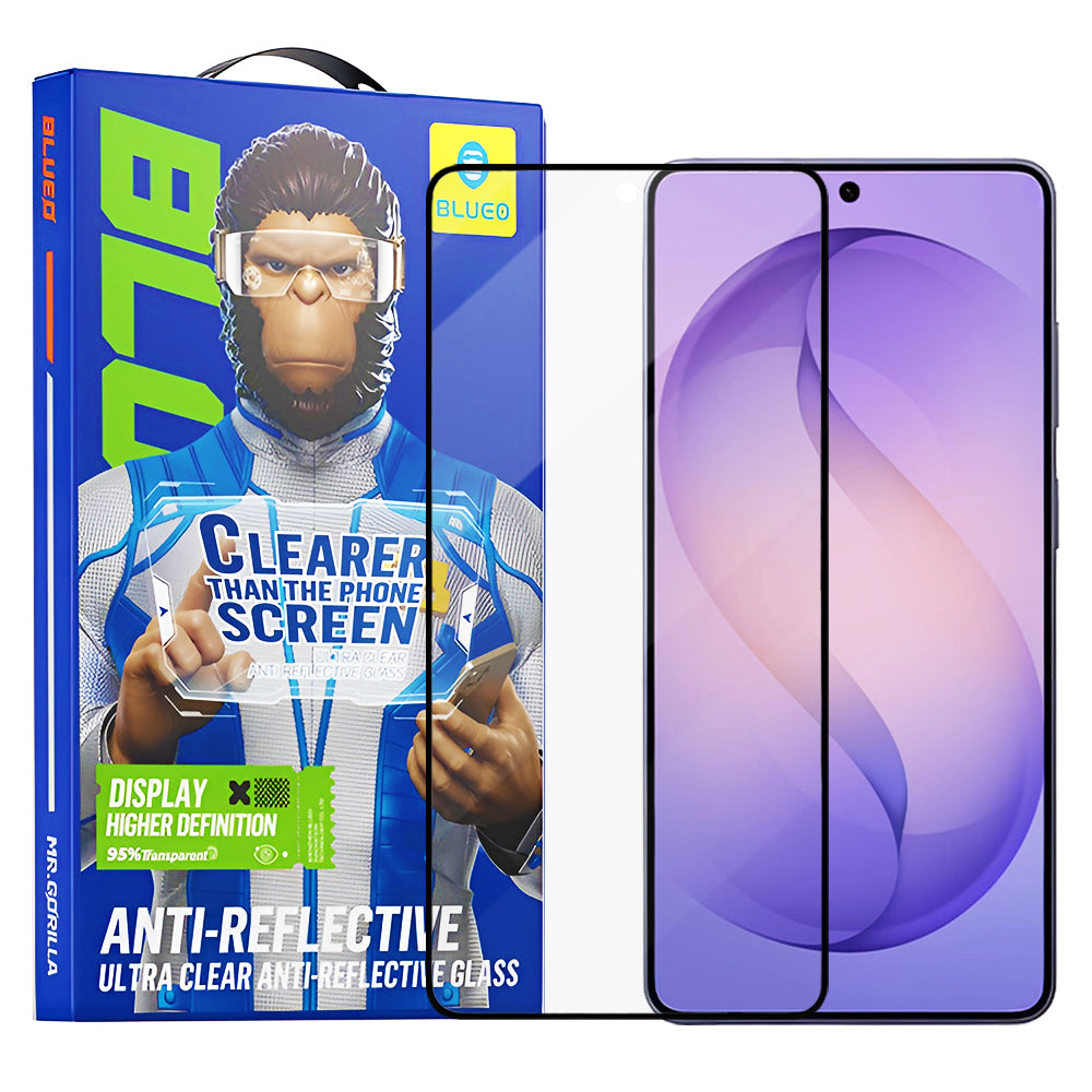 Защитно фолио Blueo Anti-Reflective HD за Samsung Galaxy S26 Ultra S948, закалено стъкло, пълно лепило, черно