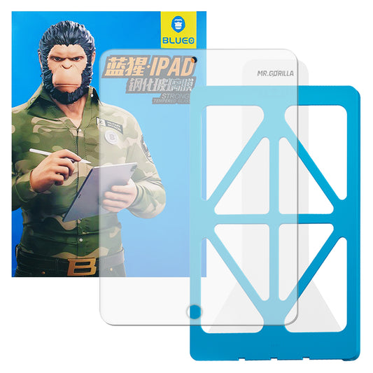 Протектор за екран Blueo HD Applicator Pro за Apple iPad 10.2 (2021) / 10.2 (2020) / 10.2 (2019), закалено стъкло, пълно залепване
