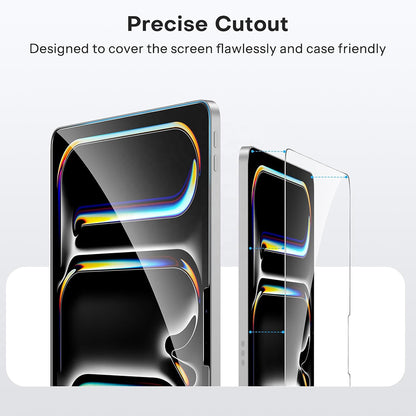 Blueo HD Screen Protector Film for Apple iPad (2025) / (2022), Tempered Glass, Full Glue