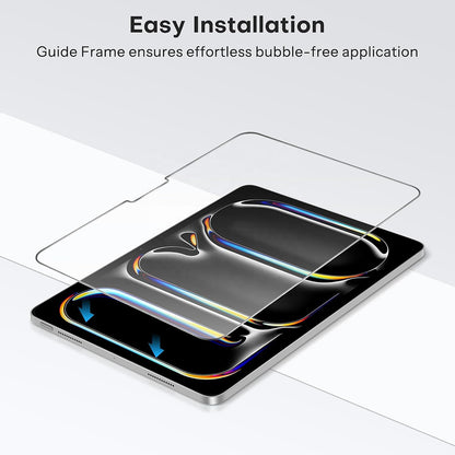 Blueo HD Screen Protector Film for Apple iPad Air 11 (2024), Tempered Glass, Full Glue