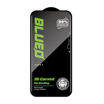 Blueo HD Screen Protector Film for Apple iPhone 16 Pro Max, Tempered Glass, Full Glue, 3D, Black