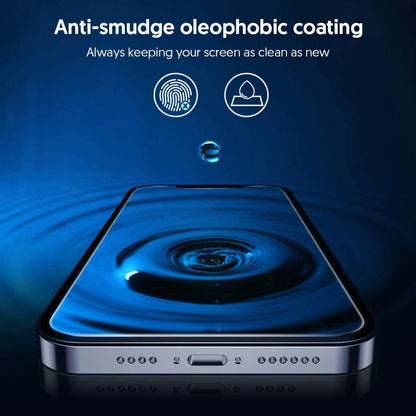 Blueo Silk HD Screen Protector Film for Apple iPhone 12 Pro Max, Tempered Glass, Full Glue, Set of 5 pieces, 2.5D, Black