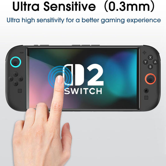 Протектор за екран Techsuit SwitchAura Applicator за Nintendo Switch 2, закалено стъкло, комплект от 2 броя